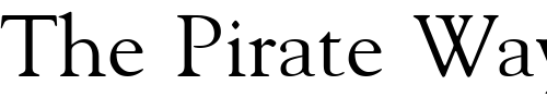 Font : GildedCage Custom Text : The Pirate Way Test your own text here Click to download or to view this font on a tshirt that can be custom printed in Bali