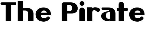 Font : Gilgongo Custom Text : The Pirate Way Test your own text here Click to download or to view this font on a tshirt that can be custom printed in Bali