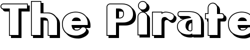 Font : Gilgongo-Ombre Custom Text : The Pirate Way Test your own text here Click to download or to view this font on a tshirt that can be custom printed in Bali