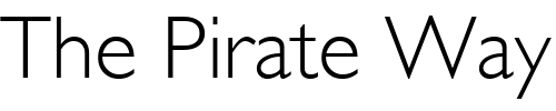 Font : Gill-Sans-Light Custom Text : The Pirate Way Test your own text here Click to download or to view this font on a tshirt that can be custom printed in Bali
