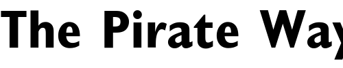 Font : GillSansBoldCondensed Custom Text : The Pirate Way Test your own text here Click to download or to view this font on a tshirt that can be custom printed in Bali