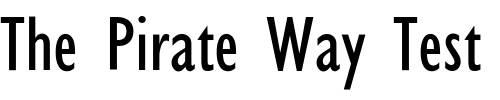 Font : GillSansCondensed Custom Text : The Pirate Way Test your own text here Click to download or to view this font on a tshirt that can be custom printed in Bali