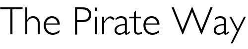 Font : GillSansLight Custom Text : The Pirate Way Test your own text here Click to download or to view this font on a tshirt that can be custom printed in Bali
