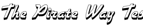 Font : GilliesGotShaD Custom Text : The Pirate Way Test your own text here Click to download or to view this font on a tshirt that can be custom printed in Bali