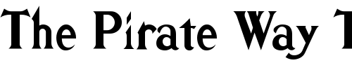 Font : Goldburg Custom Text : The Pirate Way Test your own text here Click to download or to view this font on a tshirt that can be custom printed in Bali