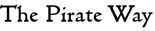 Font : GoldeTypItcTEE Custom Text : The Pirate Way Test your own text here Click to download or to view this font on a tshirt that can be custom printed in Bali