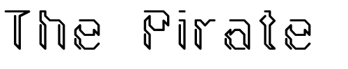 Font : GollanBill Custom Text : The Pirate Way Test your own text here Click to download or to view this font on a tshirt that can be custom printed in Bali