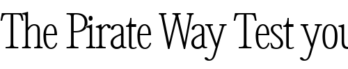 Font : GoodName74-Regular-ttcon Custom Text : The Pirate Way Test your own text here Click to download or to view this font on a tshirt that can be custom printed in Bali
