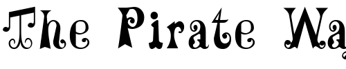 Font : Goodbye-1 Custom Text : The Pirate Way Test your own text here Click to download or to view this font on a tshirt that can be custom printed in Bali