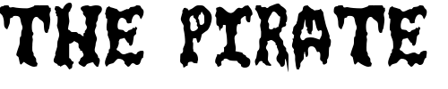 Font : GoreFont-II Custom Text : The Pirate Way Test your own text here Click to download or to view this font on a tshirt that can be custom printed in Bali