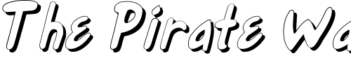 Font : Gort-s-Fair-Hand-Shadow Custom Text : The Pirate Way Test your own text here Click to download or to view this font on a tshirt that can be custom printed in Bali