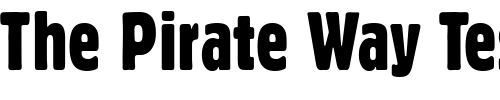 Font : Gothic-821-Condensed-BT Custom Text : The Pirate Way Test your own text here Click to download or to view this font on a tshirt that can be custom printed in Bali