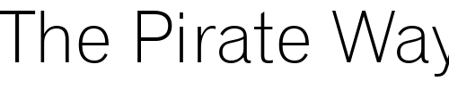 Font : Gothic720-Lt-BT-Light Custom Text : The Pirate Way Test your own text here Click to download or to view this font on a tshirt that can be custom printed in Bali