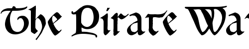 Font : GoticaBastard Custom Text : The Pirate Way Test your own text here Click to download or to view this font on a tshirt that can be custom printed in Bali
