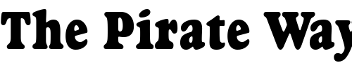 Font : Goudy-Heavyface-Condensed-BT Custom Text : The Pirate Way Test your own text here Click to download or to view this font on a tshirt that can be custom printed in Bali