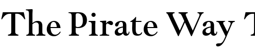 Font : Goudy-Modern-MT Custom Text : The Pirate Way Test your own text here Click to download or to view this font on a tshirt that can be custom printed in Bali