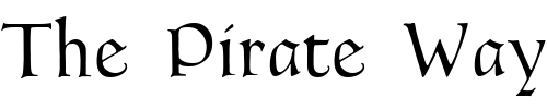 Font : Goudy-Thirty-Light Custom Text : The Pirate Way Test your own text here Click to download or to view this font on a tshirt that can be custom printed in Bali
