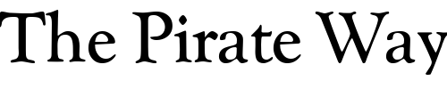 Font : GoudyCatalogue-Regular Custom Text : The Pirate Way Test your own text here Click to download or to view this font on a tshirt that can be custom printed in Bali