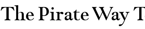 Font : GoudyModernMT Custom Text : The Pirate Way Test your own text here Click to download or to view this font on a tshirt that can be custom printed in Bali