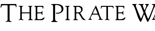 Font : GoudyOSSCapsSSK Custom Text : The Pirate Way Test your own text here Click to download or to view this font on a tshirt that can be custom printed in Bali