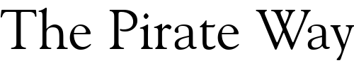 Font : GoudyOlSt-BT-Roman Custom Text : The Pirate Way Test your own text here Click to download or to view this font on a tshirt that can be custom printed in Bali