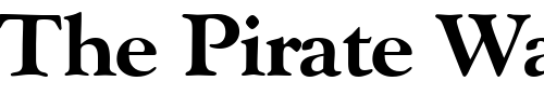 Font : GoudyOldStyleTwoExtrabold-Regular Custom Text : The Pirate Way Test your own text here Click to download or to view this font on a tshirt that can be custom printed in Bali