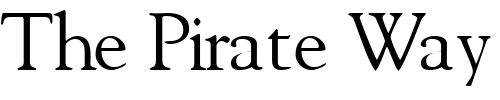 Font : GoudySSK-Regular Custom Text : The Pirate Way Test your own text here Click to download or to view this font on a tshirt that can be custom printed in Bali