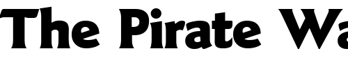 Font : GoudySansTwoBlack-Regular-DB Custom Text : The Pirate Way Test your own text here Click to download or to view this font on a tshirt that can be custom printed in Bali