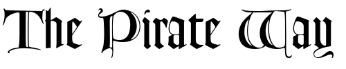 Font : GoudyTextMTLombardicCapitals Custom Text : The Pirate Way Test your own text here Click to download or to view this font on a tshirt that can be custom printed in Bali