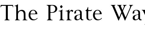 Font : GoudyWtcT Custom Text : The Pirate Way Test your own text here Click to download or to view this font on a tshirt that can be custom printed in Bali