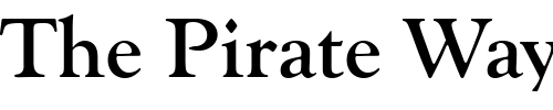 Font : Goudy_Becker_Old_Style_Bold Custom Text : The Pirate Way Test your own text here Click to download or to view this font on a tshirt that can be custom printed in Bali
