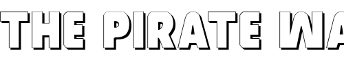 Font : Governor-Shadow Custom Text : The Pirate Way Test your own text here Click to download or to view this font on a tshirt that can be custom printed in Bali