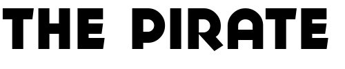 Font : Goya-Heavy Custom Text : The Pirate Way Test your own text here Click to download or to view this font on a tshirt that can be custom printed in Bali