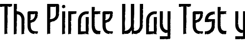 Font : GrafiloneLLSemiBold Custom Text : The Pirate Way Test your own text here Click to download or to view this font on a tshirt that can be custom printed in Bali