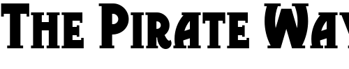 Font : Gramophone-NF Custom Text : The Pirate Way Test your own text here Click to download or to view this font on a tshirt that can be custom printed in Bali