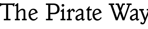 Font : Granada-Serial-Light-Regular Custom Text : The Pirate Way Test your own text here Click to download or to view this font on a tshirt that can be custom printed in Bali