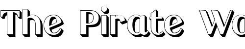 Font : GrandecortShadow Custom Text : The Pirate Way Test your own text here Click to download or to view this font on a tshirt that can be custom printed in Bali