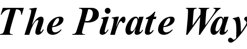 Font : GrecoRecutSSK-BoldItalic Custom Text : The Pirate Way Test your own text here Click to download or to view this font on a tshirt that can be custom printed in Bali