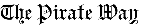 Font : GutenbergGothic-Regular Custom Text : The Pirate Way Test your own text here Click to download or to view this font on a tshirt that can be custom printed in Bali