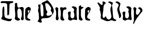 Font : GutenbergsGhostypes Custom Text : The Pirate Way Test your own text here Click to download or to view this font on a tshirt that can be custom printed in Bali