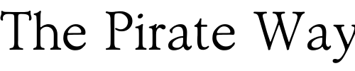 Font : Gutenburg-Light Custom Text : The Pirate Way Test your own text here Click to download or to view this font on a tshirt that can be custom printed in Bali