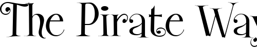 Font : Gypsy-Switch-JF Custom Text : The Pirate Way Test your own text here Click to download or to view this font on a tshirt that can be custom printed in Bali