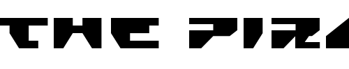 Font : Gyrfalcon-Expanded Custom Text : The Pirate Way Test your own text here Click to download or to view this font on a tshirt that can be custom printed in Bali
