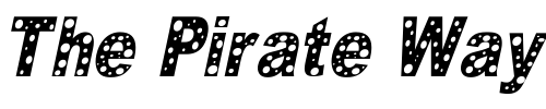 Font : HOLE-2-cursive Custom Text : The Pirate Way Test your own text here Click to download or to view this font on a tshirt that can be custom printed in Bali
