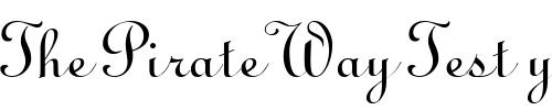 Font : Habit Custom Text : The Pirate Way Test your own text here Click to download or to view this font on a tshirt that can be custom printed in Bali