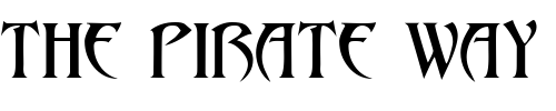 Font : Hadjii Custom Text : The Pirate Way Test your own text here Click to download or to view this font on a tshirt that can be custom printed in Bali