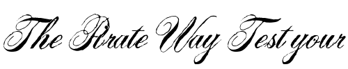 Font : Halifax-Regular Custom Text : The Pirate Way Test your own text here Click to download or to view this font on a tshirt that can be custom printed in Bali