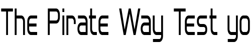 Font : Hall-Fetica-Narrow Custom Text : The Pirate Way Test your own text here Click to download or to view this font on a tshirt that can be custom printed in Bali