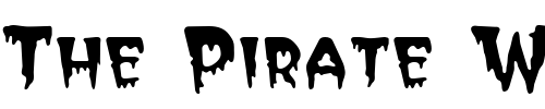 Font : Halloween Custom Text : The Pirate Way Test your own text here Click to download or to view this font on a tshirt that can be custom printed in Bali