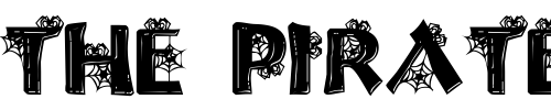 Font : Halloween-Spider Custom Text : The Pirate Way Test your own text here Click to download or to view this font on a tshirt that can be custom printed in Bali